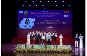 Mỹ phẩm thiên nhiên Mela - Top 100 Thương hiệu uy tín hàng đầu Châu Á
